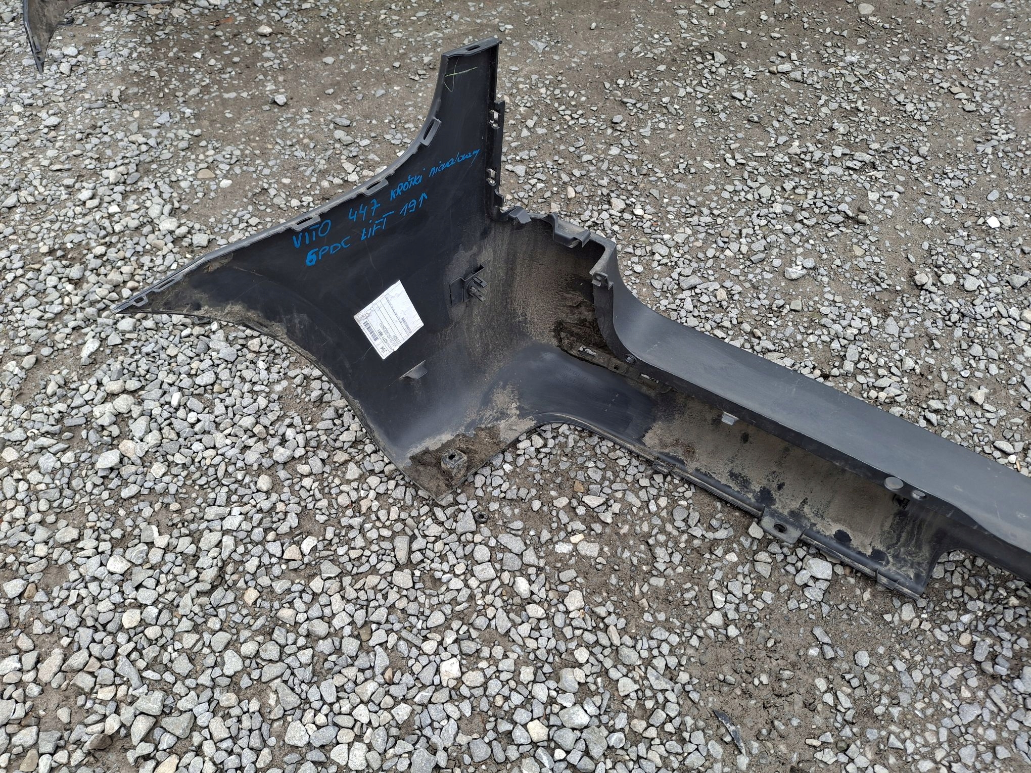 bumper rear MERCEDES VITO W447 KROTKI 2014R->