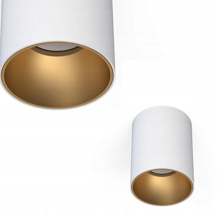 Nowodvorski tuba na omítku GU10 Spot Eye Tone bílo-zlatá 8926 do kuchyně