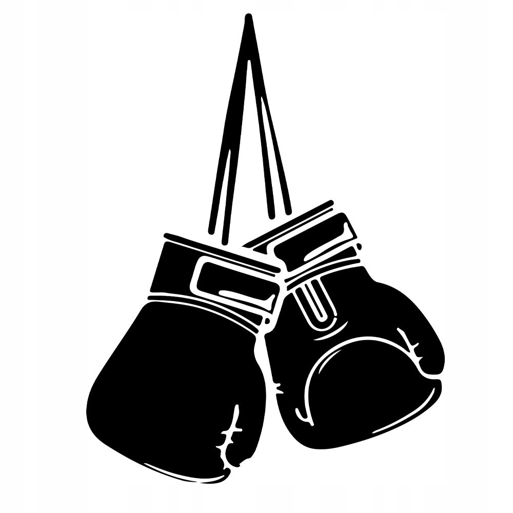 NAKLEJKA 3D NALEPKA NA AUTO RĘKAWICE BOKSERSKIE