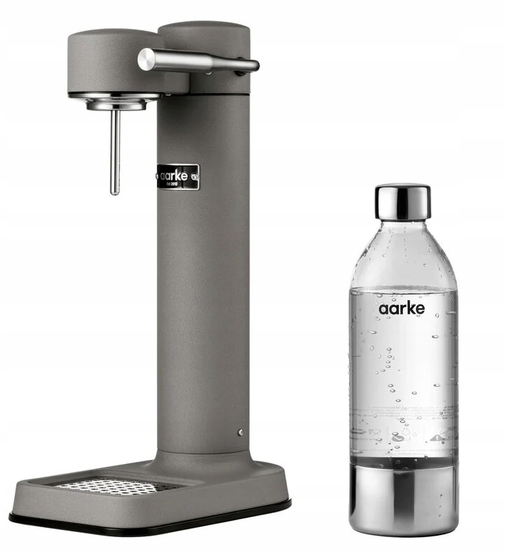 aarke Carbonator 3 Výrobník plynu Výrobník Sody Šedý Mat
