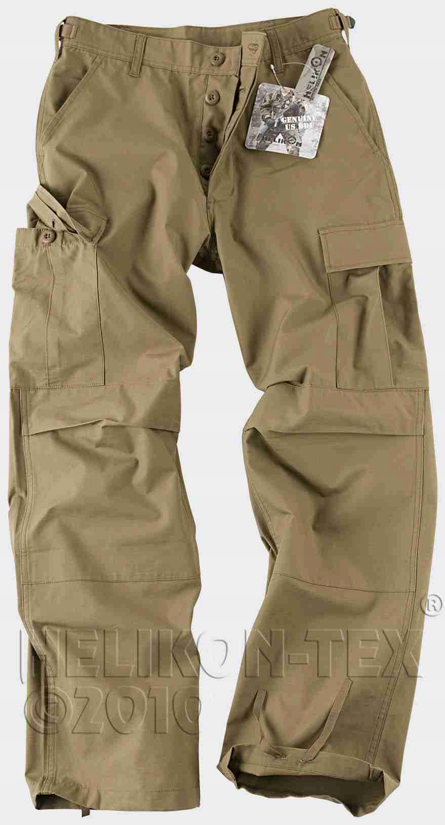 Helikon Spodnie Bdu PolyCotton Ripstop Coyote M Long