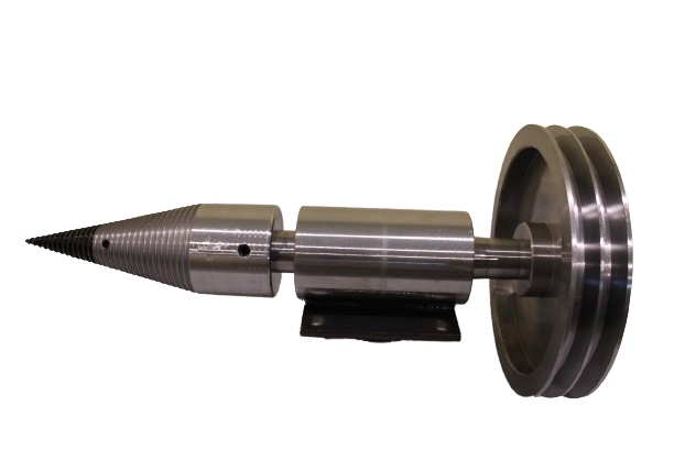 Vrták/ štípač fi 90 s řemenicí fi 250 2x17