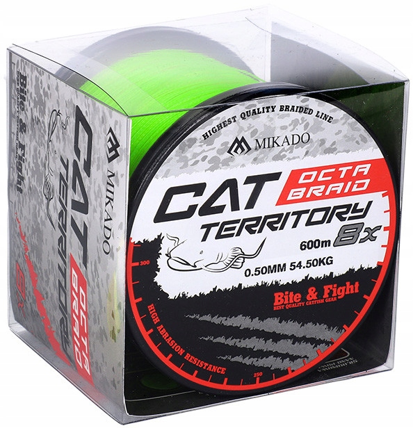 Šňůra Cat Territory Octa Braid 0.60 mm 61.8 kg 600 m Fluo