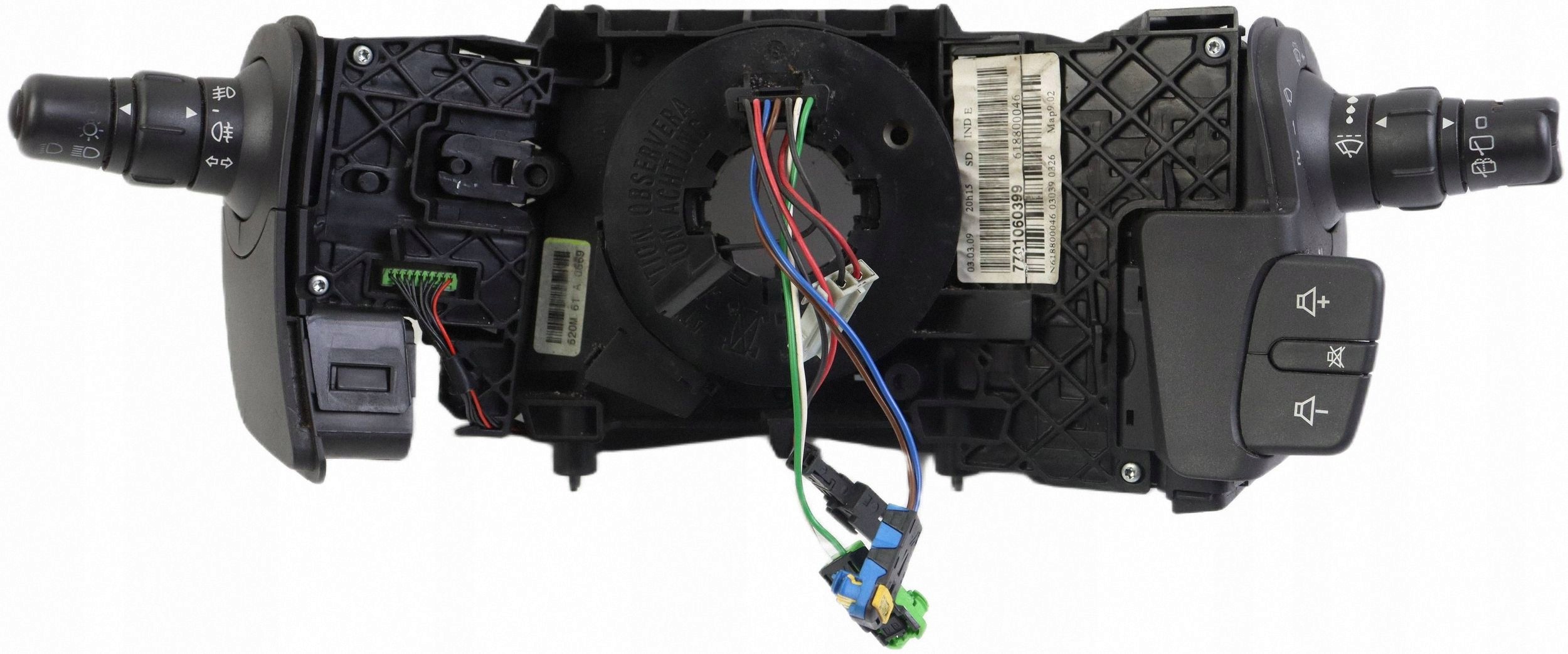 RENAULT SCENIC II Commodo essuie glace Commodo phares 7701060399