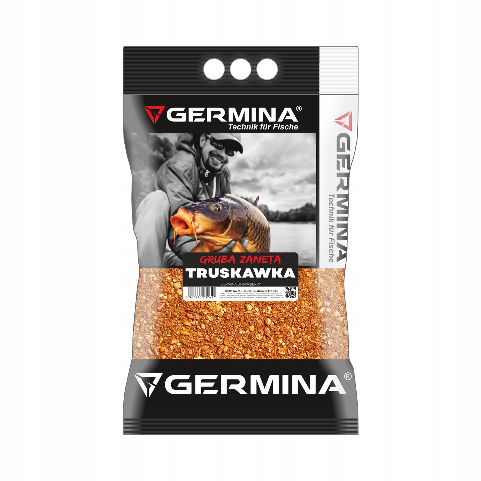 Zanęta Germina Gruba Truskawka 3000g