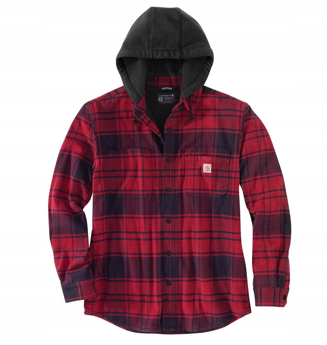 Košile Bunda Carhartt Rugged Flannel Oxblood