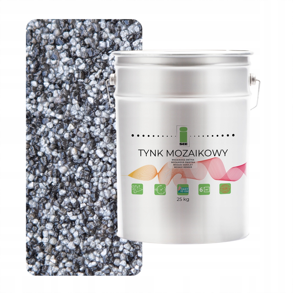 Mozaiková omietka Živý Marmolit Šedá M13 25 kg Mrazuvzdorná Premium