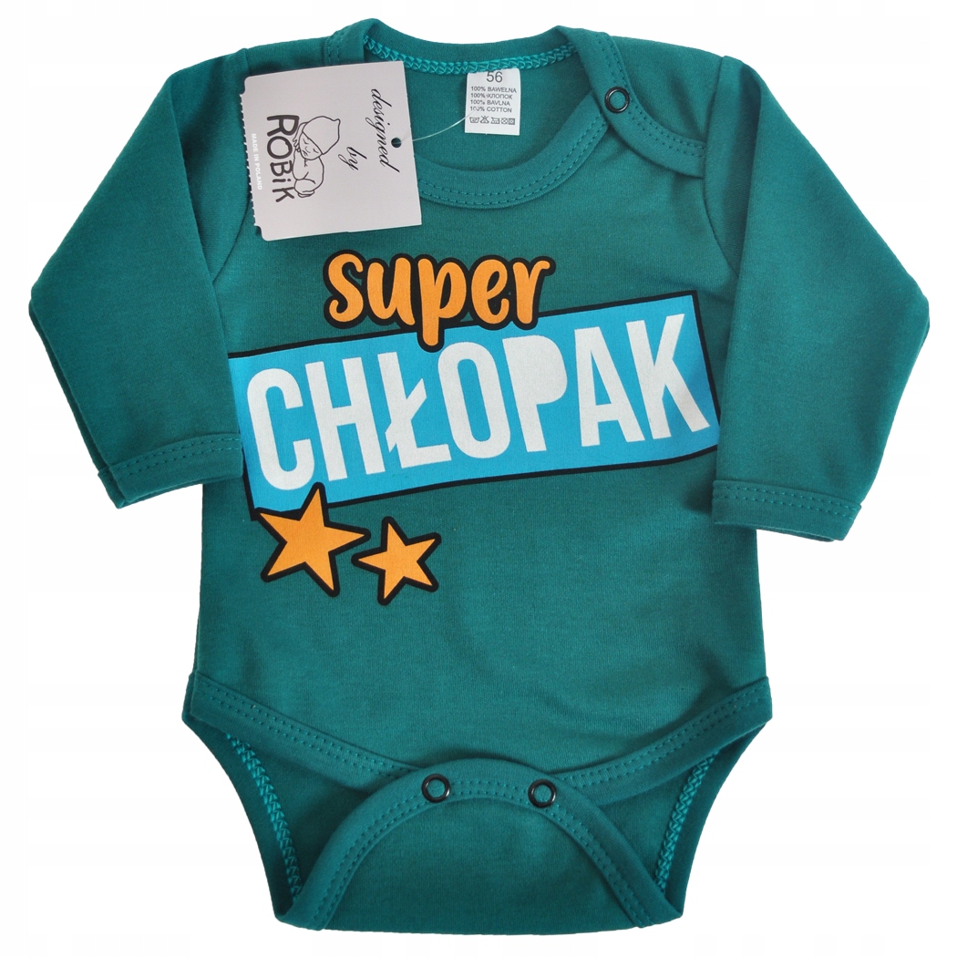

Butelkowe Body Super Chłopak dł ręk wyprawka r.56