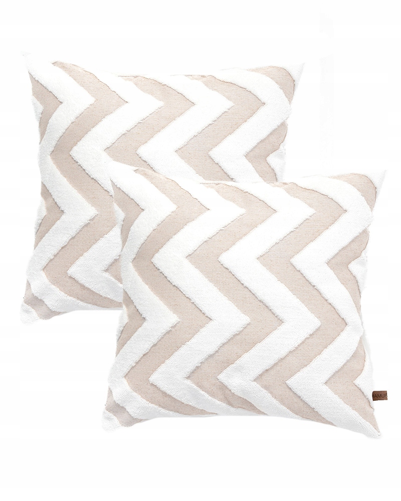 

Beżowe Poszewki dekoracyjne 2szt. 45x45 boho beż