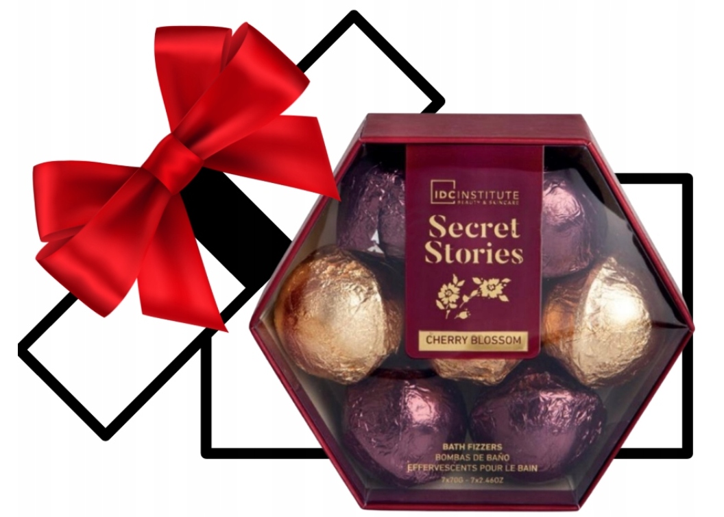 ZESTAW ŚWIĄTECZNY KULE KĄPIELOWE OWOCOWY AROMAT ozdobnie zapakowane