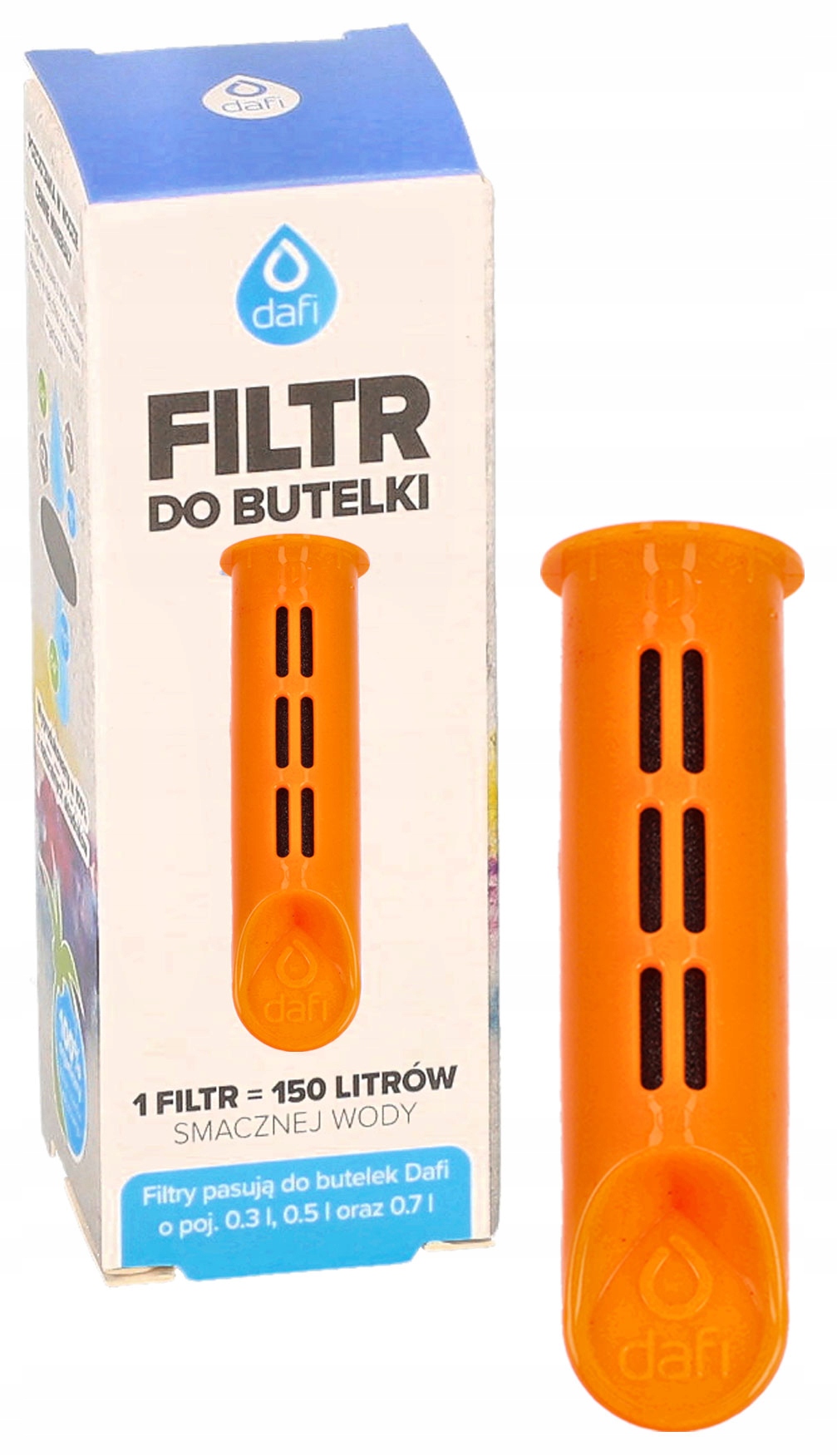 

Filtr do butelki Dafi Soft Solid 1szt Pomarańczowy