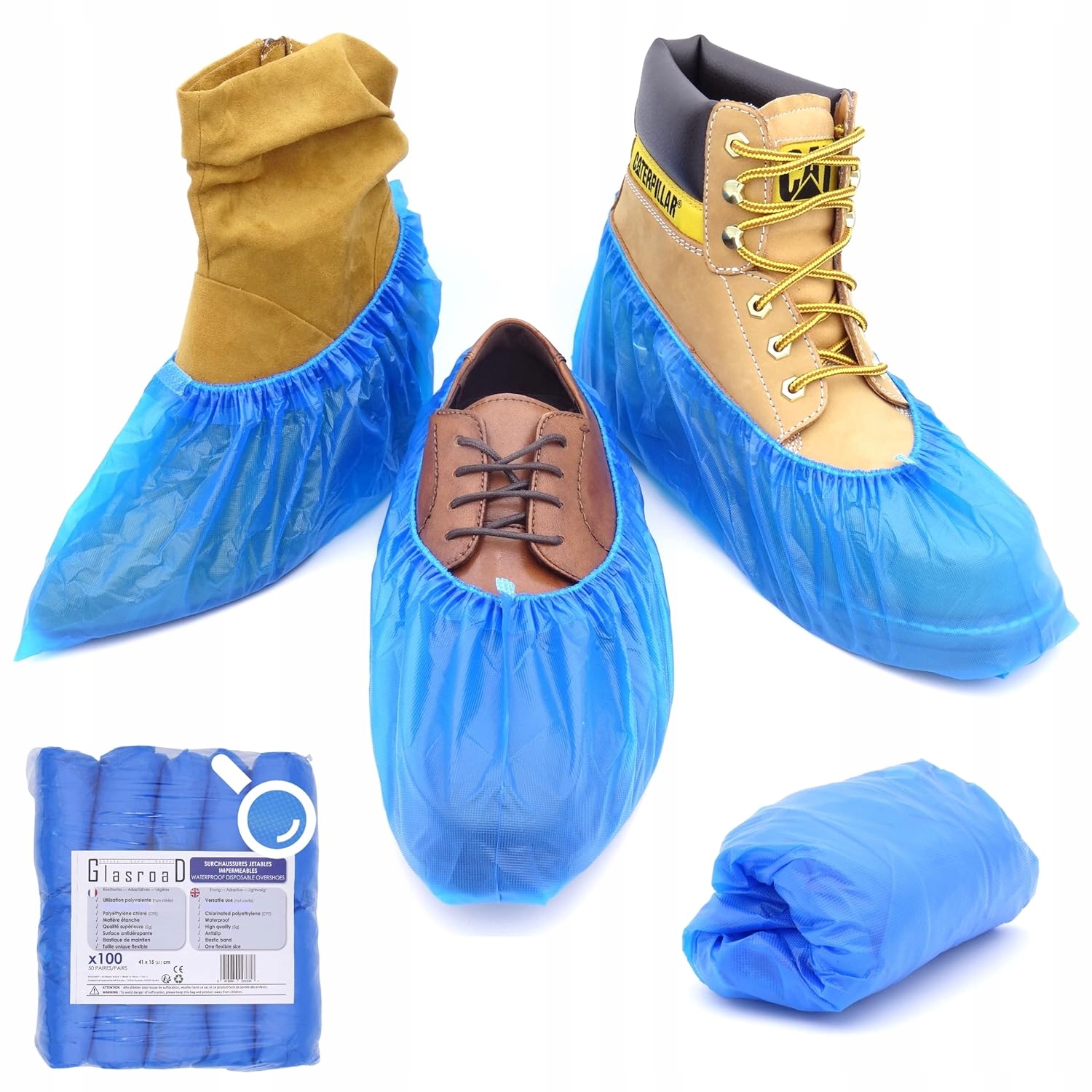 GLASROAD Ochraniacze na buty 100 sztuk (50par)