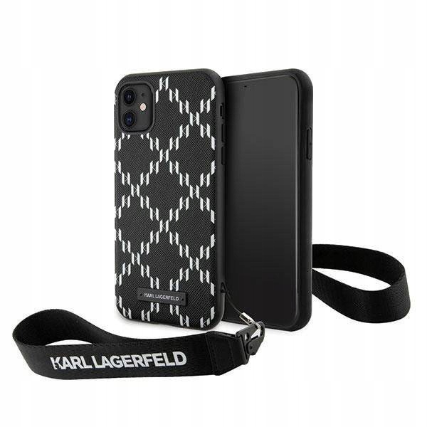 Pouzdro pro iPhone 11 Karl Lagerfeld KLHCN61SAKLMBSK