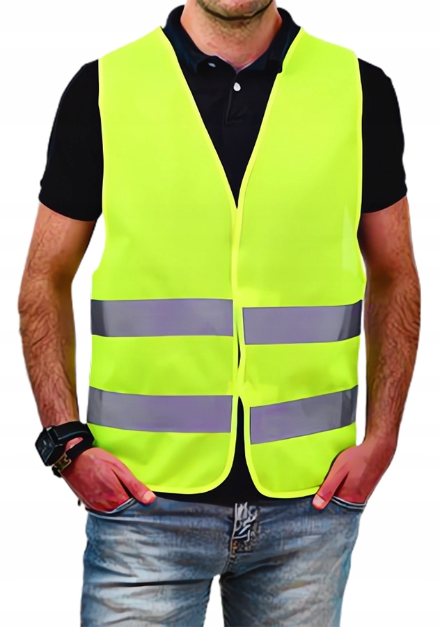 TRÓJKĄT SAMOCHODOWY OSTRZEGAWCZY HOMOLOGACJA ETUI KAMIZELKA ODBLASKOWA ŻÓŁT Producent Carcomerce