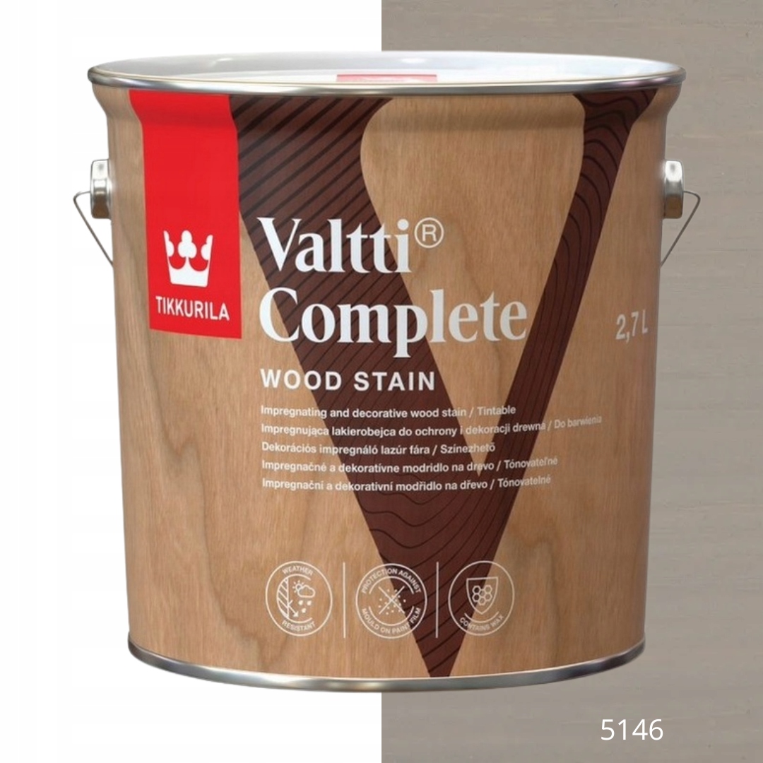 Tikkurila Lakierobejca Valtti Complete 2,7L Kolor 5146