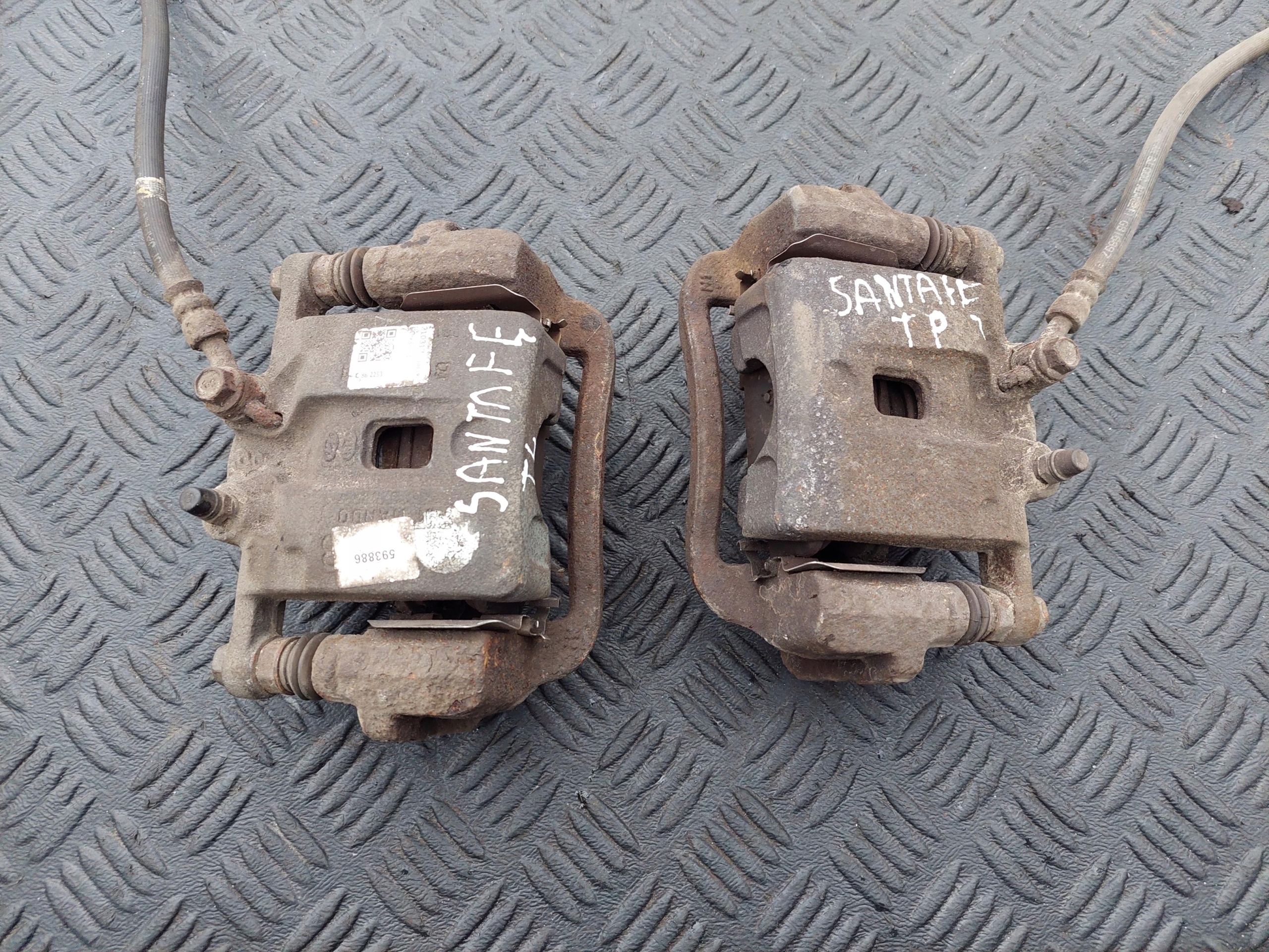 caliper rear part rear left HYUNDAI SANTA FE III 2.2 D CRDI