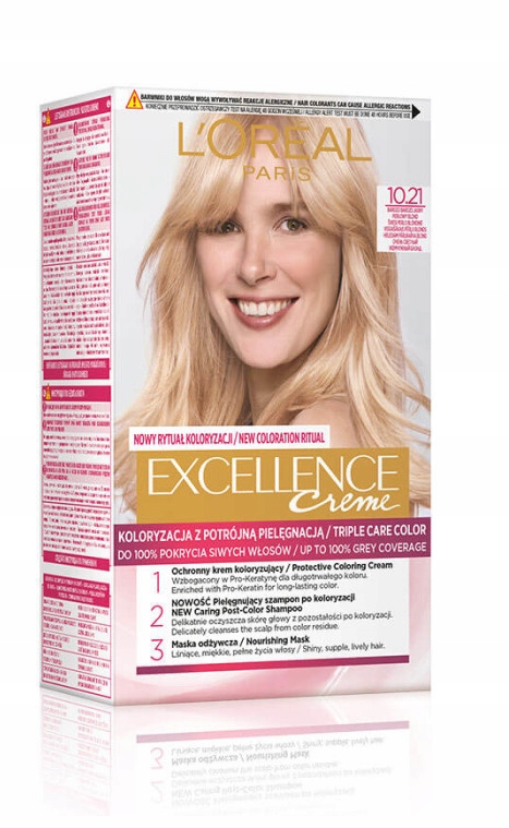 

L'Oreal Excellence Farba Do Włosów 10.21