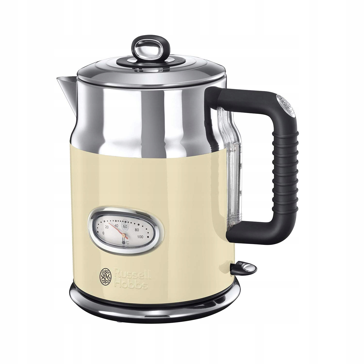 Russell Hobbs Czajnik Elektryczny Retro 1,7L 2400W Kremowy Stal Nierdzewna