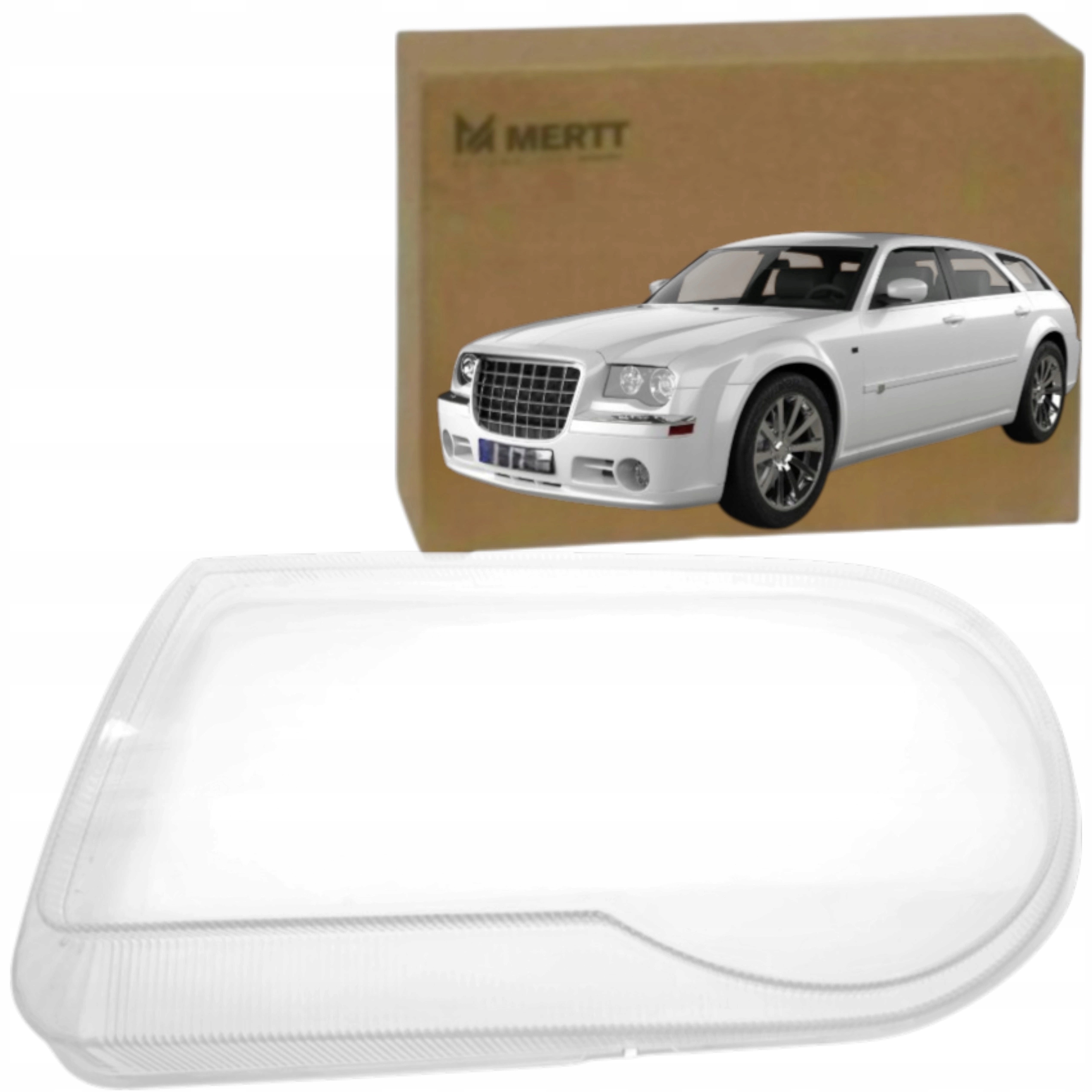 Nový Levý Kryt předního světlometu sklo Chrysler 300C I 04-10