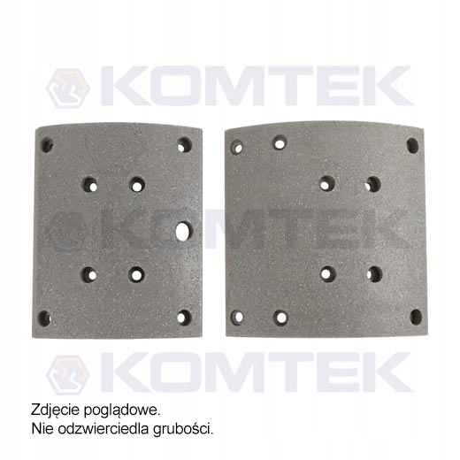 Okladzina hamulcowa 19581 nominal Mercedes autobus