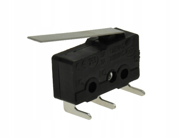 

Mikroprzełącznik 3A 250V 19,8x6,4x10,2mm