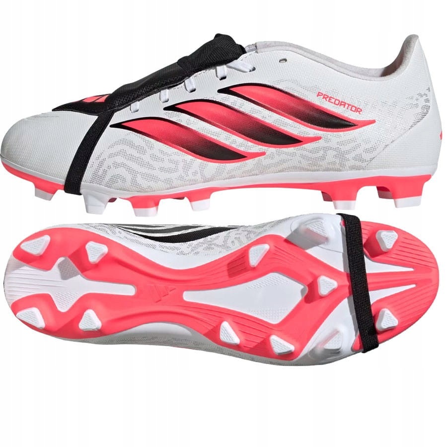 Buty adidas Predator Club Ft Fg/mg IH2117 45 1/3, Biały 45 1/3, Biały