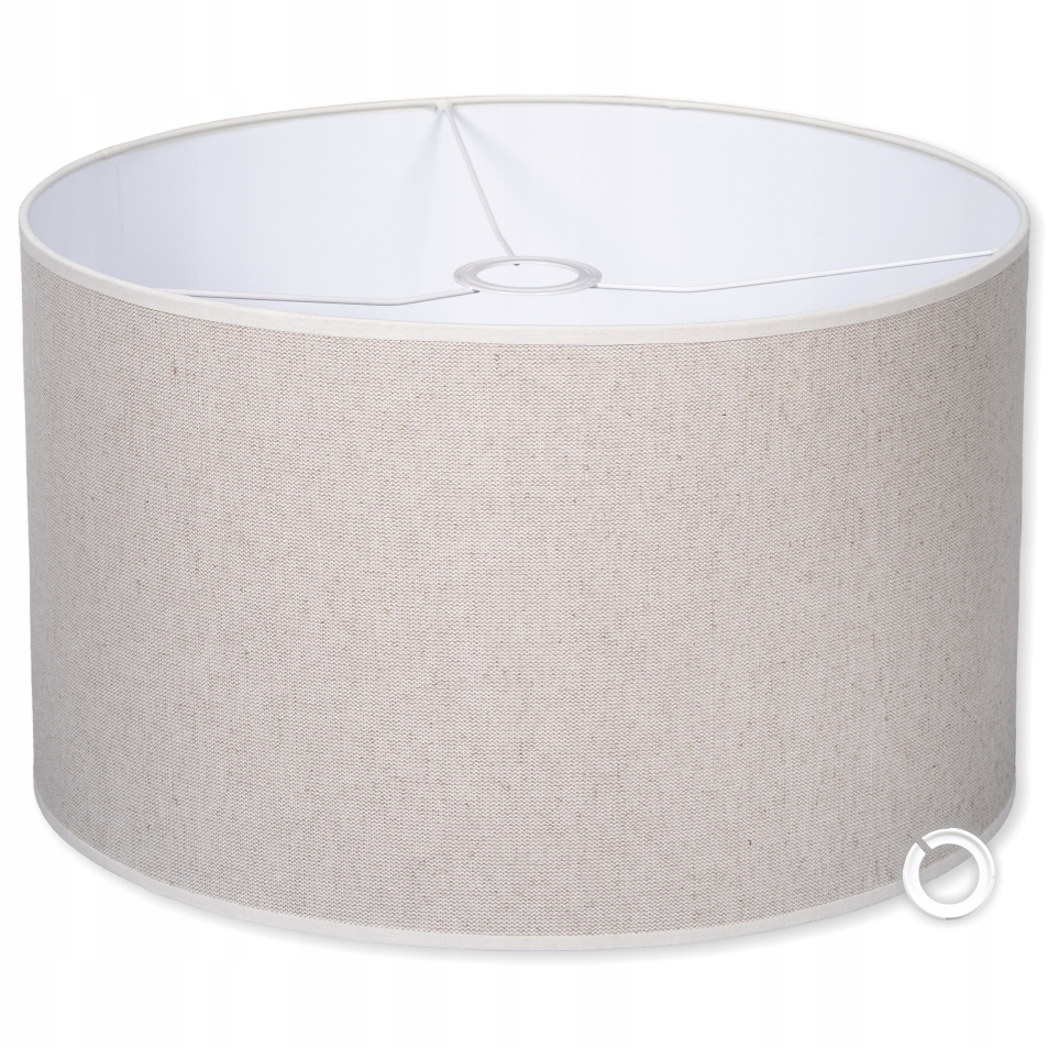 Abażur Lniany do lampy wiszącej stojącej naturalny