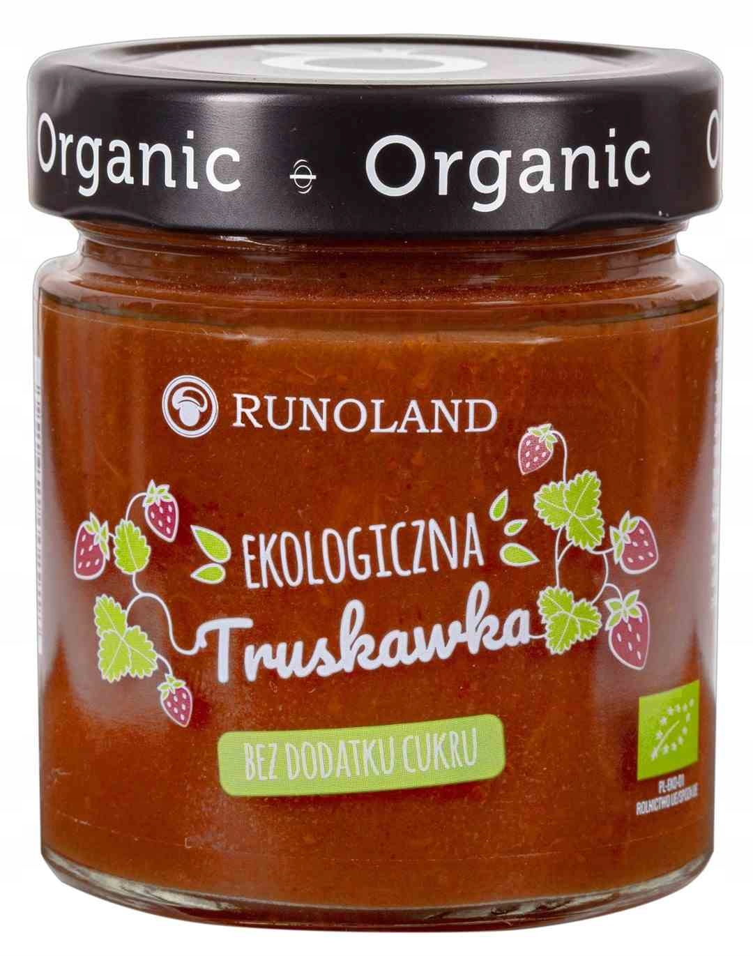 Levně 4X Runoland Džem z jahody B/c Bio 200 g