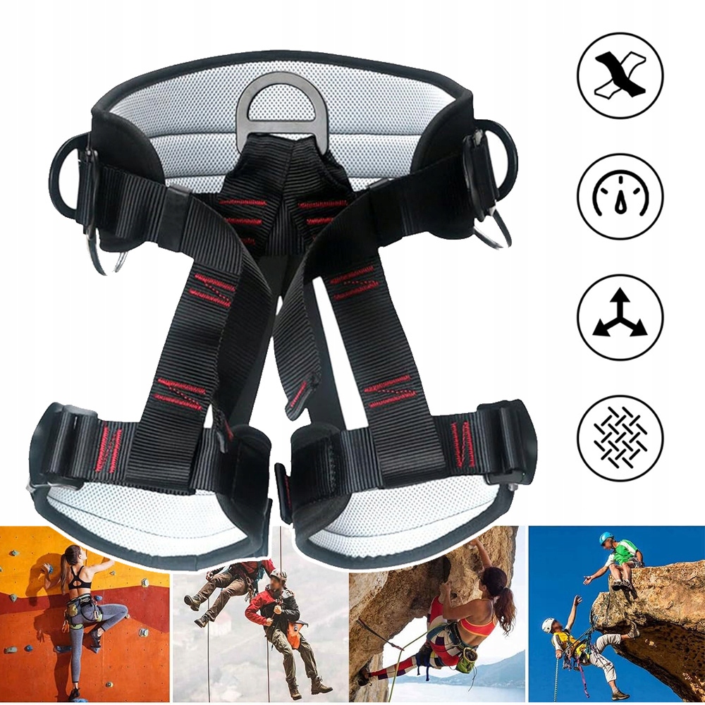 PAS DO WSPINACZKI GÓRSKIEJ, BEZPIECZEŃSTWA SPRZĘT DO WSPINACZKI NA DRZEWA