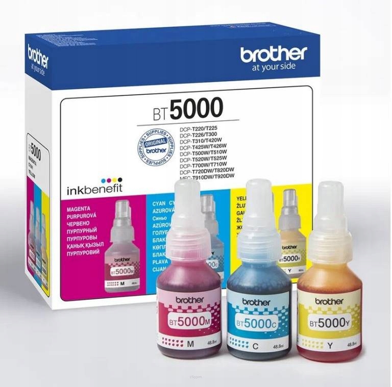 

Brother zestaw Multipack BT5000CMY 3x Cmy BT-5000