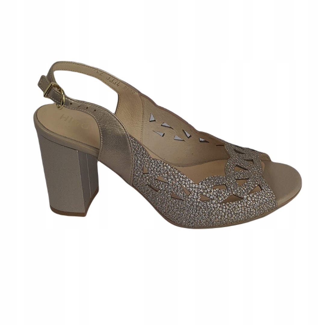 Dámské sandály Higo 2334 zlaté velikost 35, Zlatá