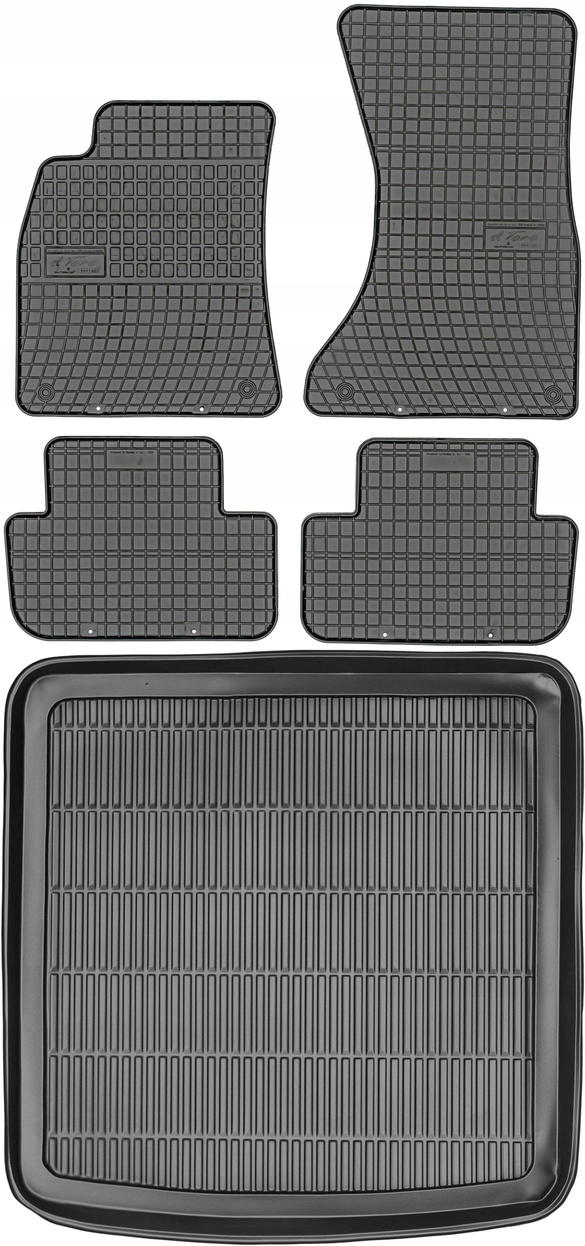 Audi A4 B8 Kombi 2007-2015 Gumové rohože rohož