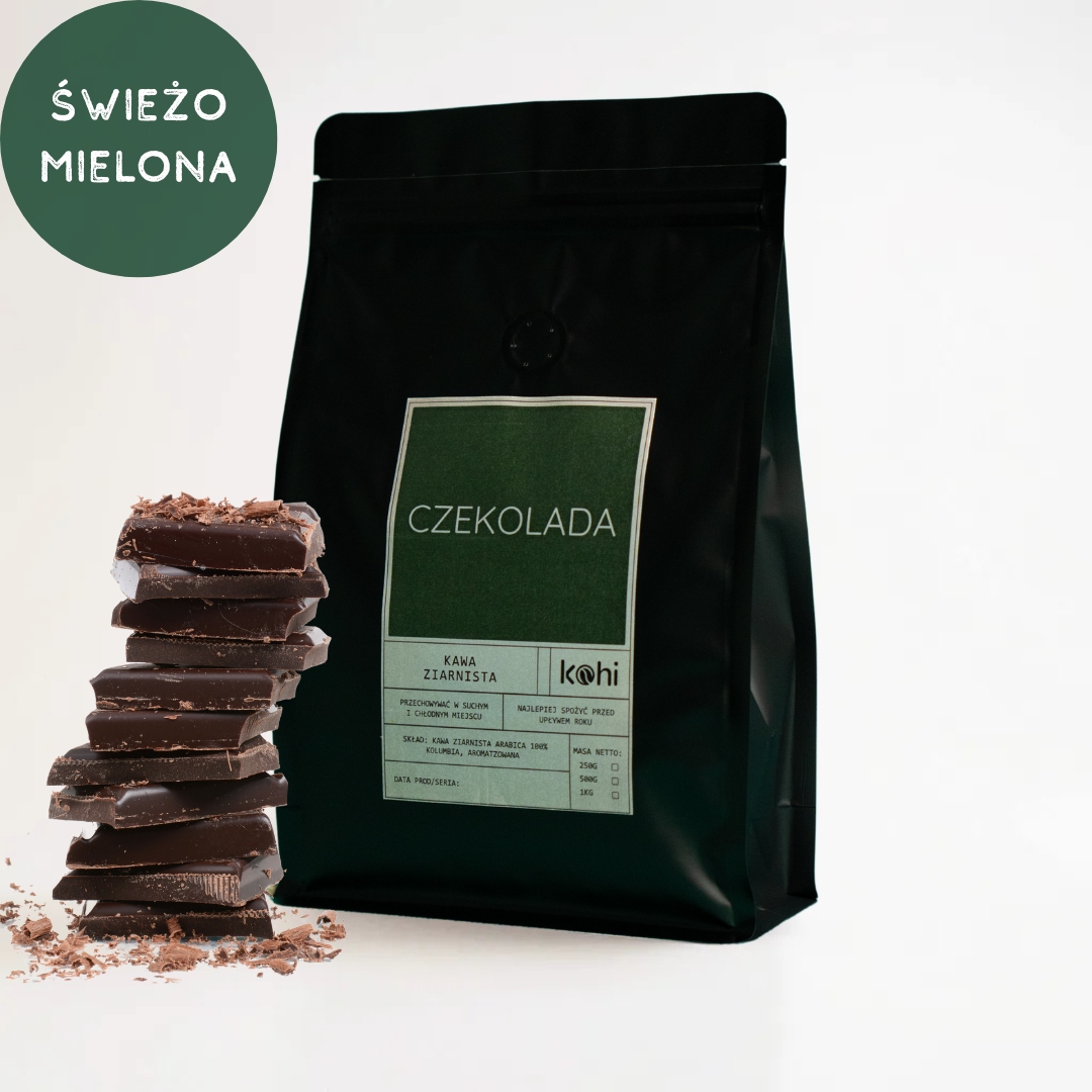 Kawa Smakowa Mielona Czekolada 1000g Kohi Czekoladowa