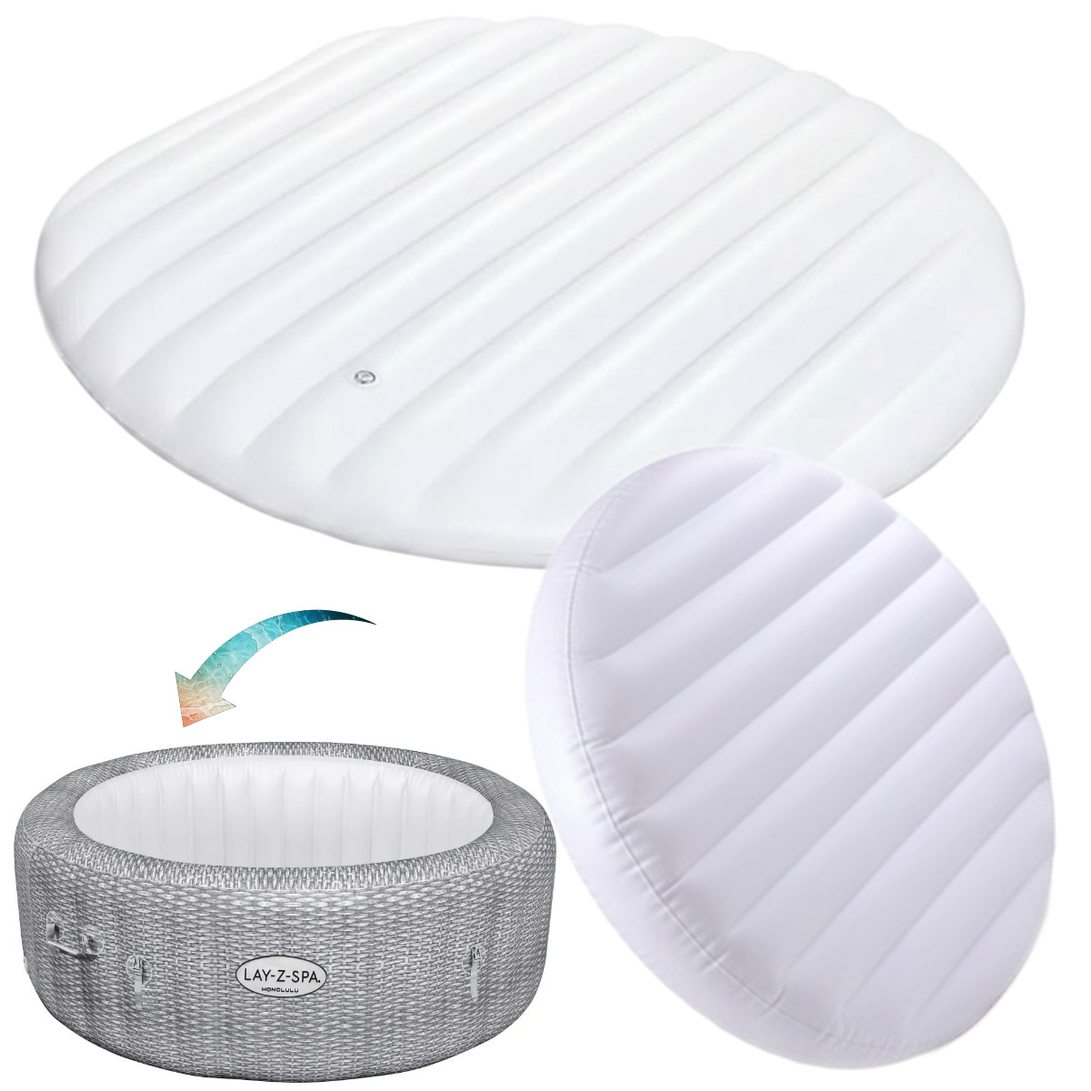 Nafukovacia tepelná krytka jacuzi pre Lay-Z-Spa 60019 60043 Bestway