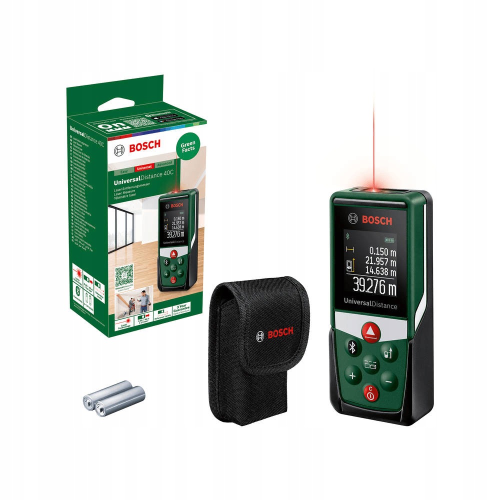 Bosch 0603672101 Digitální Laserový Dálkoměr, Pouzdro Universaldistance 40C