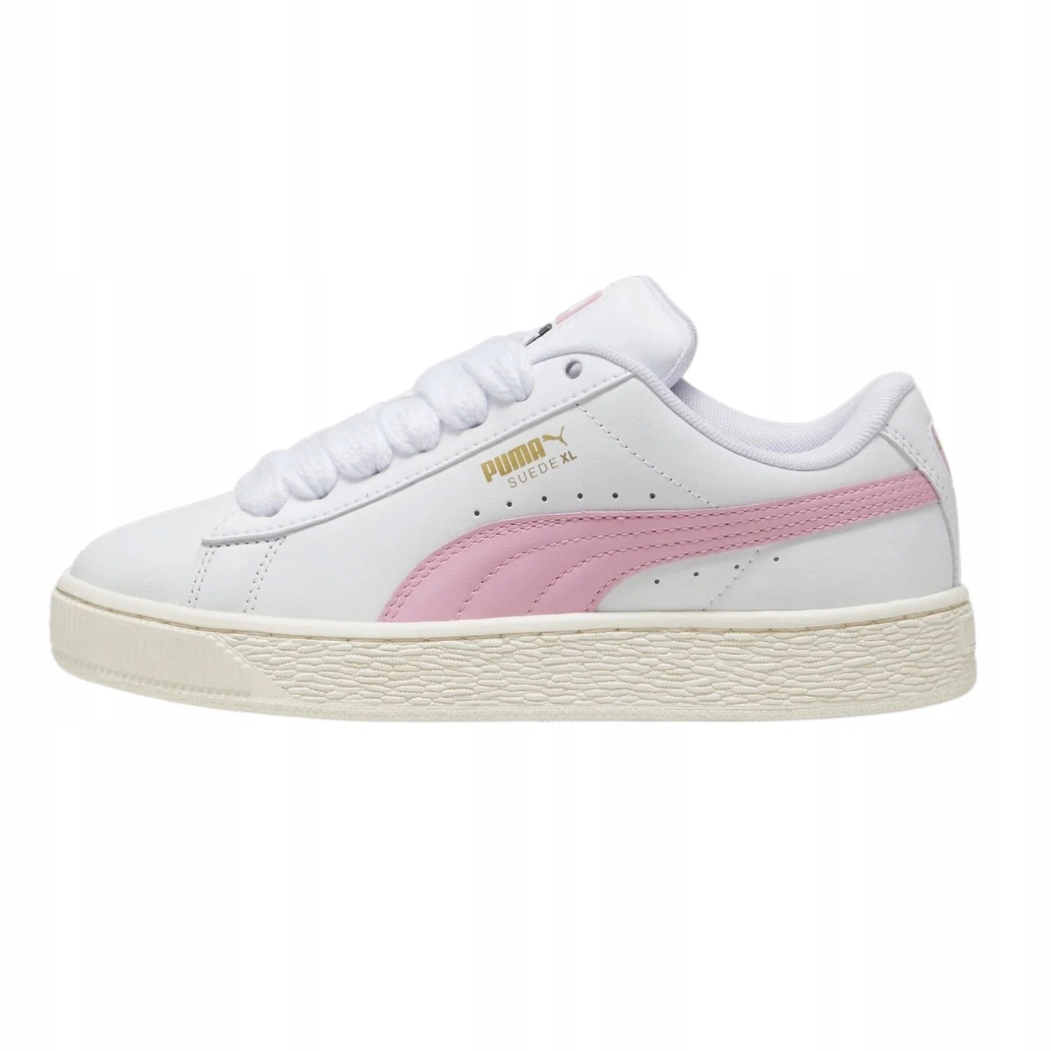 Boty pro každodenní nošení Puma Suede XL tenisky bílé, kožené, sportovní vel. 37,5