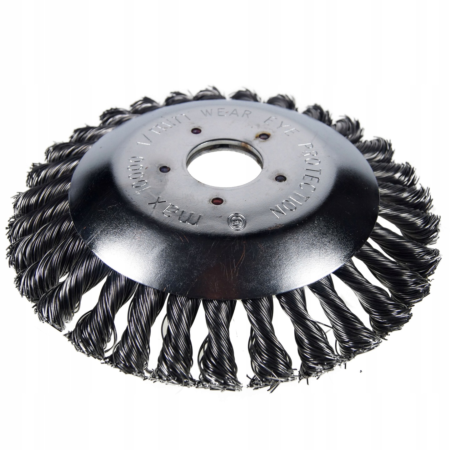 DRUCIAK TARCZA SZCZOTKA DRUCIANA DO KOSA CHWASTY mocna Marka Garden