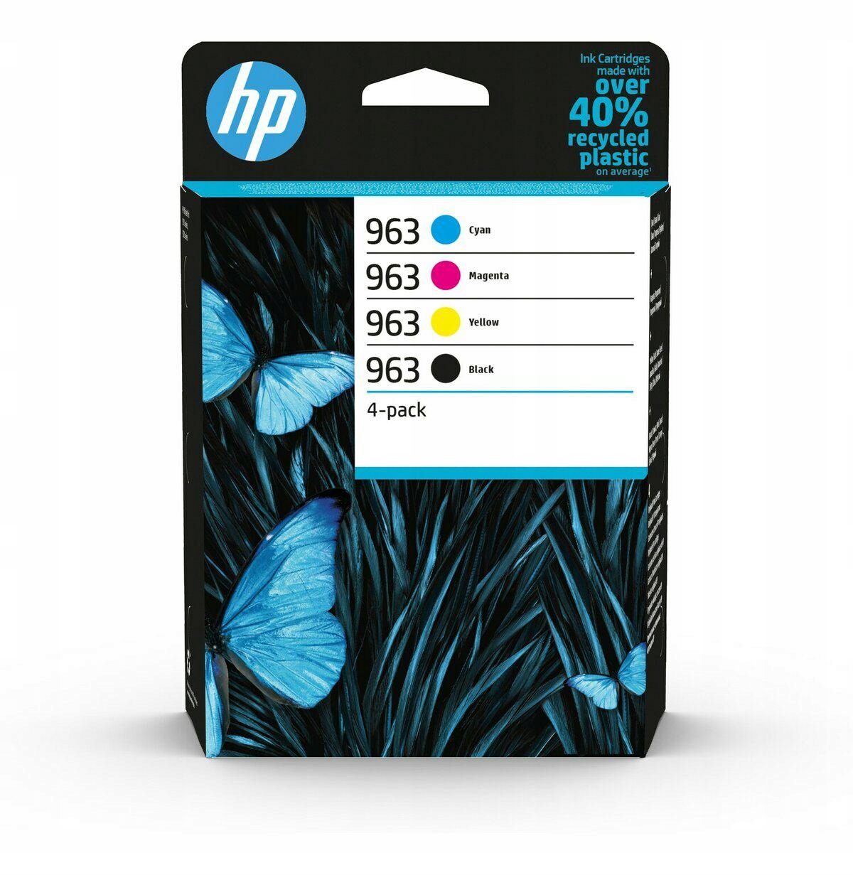 

Zestaw 4x Tusz Hp 963 Cmyk 6ZC70AE 9010 9012 9022