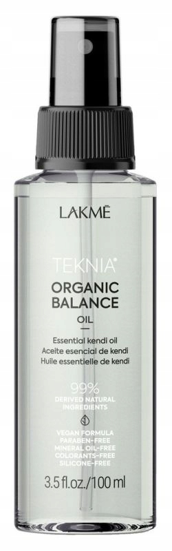 Lakme Teknia Organic Balance Oil Organický Olej Na Vlasy 100 ml