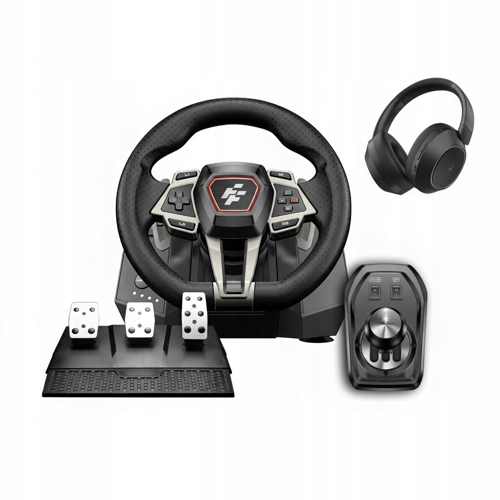 Volant závodního/hráčského Force Feedbacku pro Pc/xbox/ps sluchátka Anc
