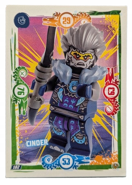 Karta Lego Ninjago Seria 9 Następny Poziom Numer 102
