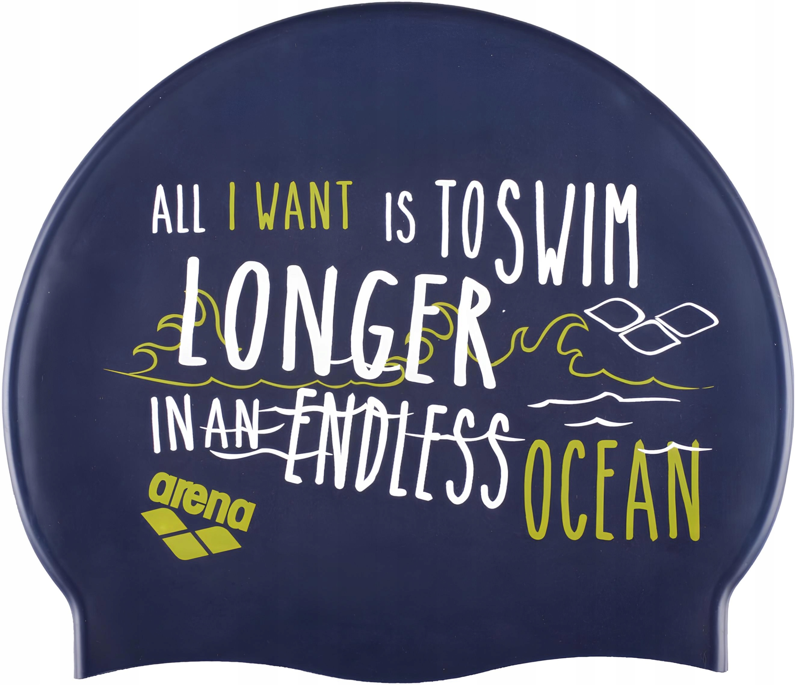 CP80 Czepek Pływacki Silikonowy Na Basen ARENA Poolish ENDLESS