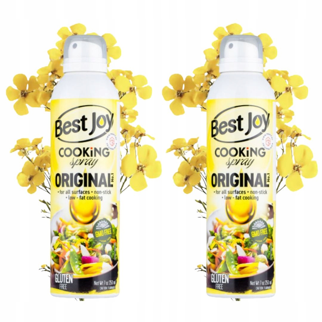 Levně Best Joy Cooking Spray 100% Canola 500 ml řepkový Keto Low Carb 0 kalorií