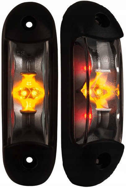 

Lampa Led trójkolorowa obrysówka Komplet 4 szt