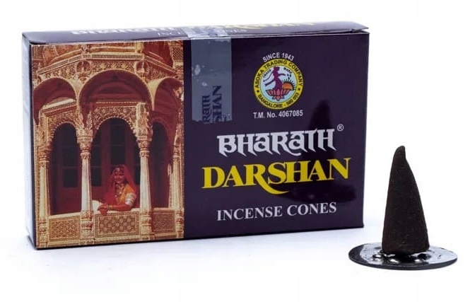 

Kadzidełka Stożki Bharath Darshan 10 sztuk