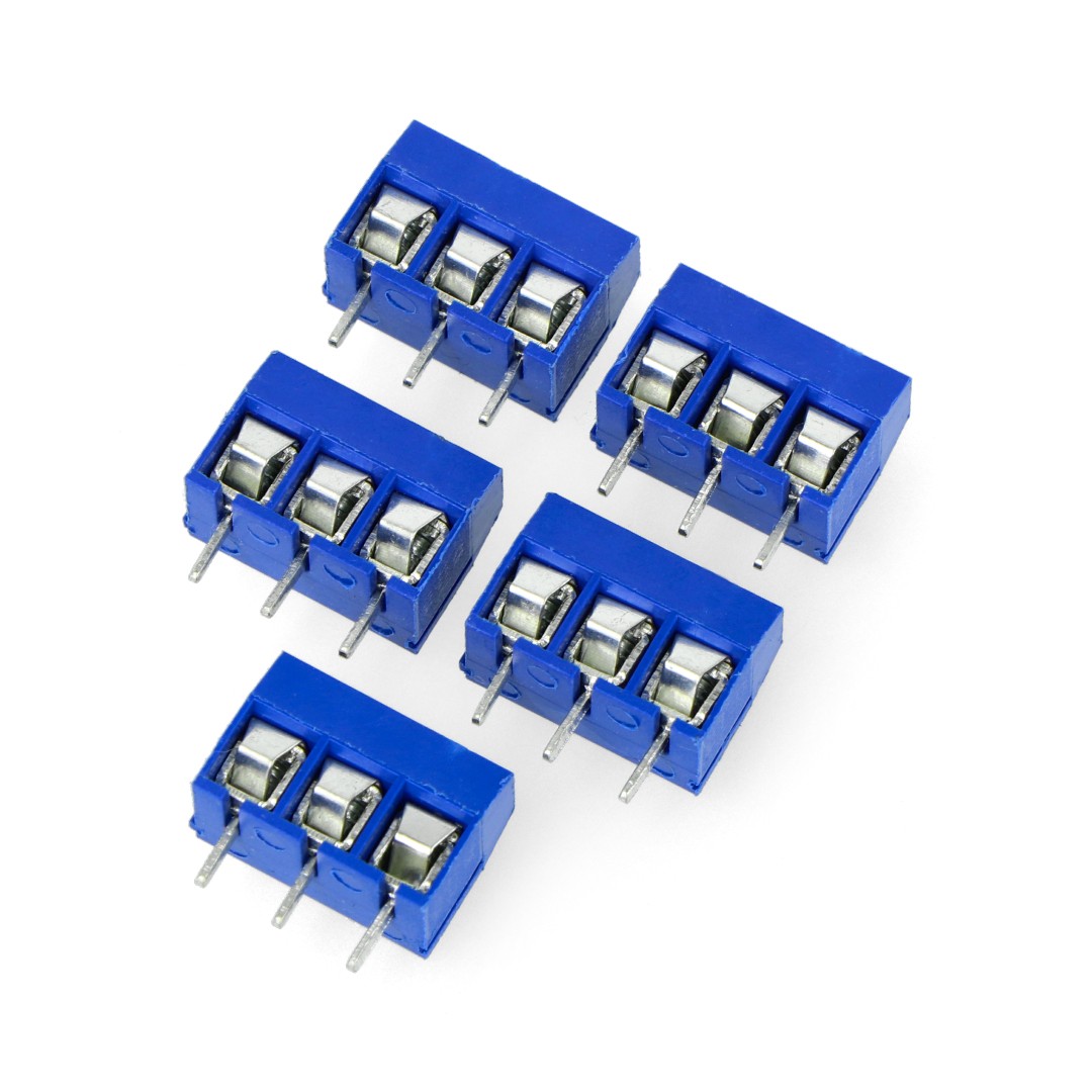 

Złącze Ark raster 5,0mm 3 pin (+) 5szt.