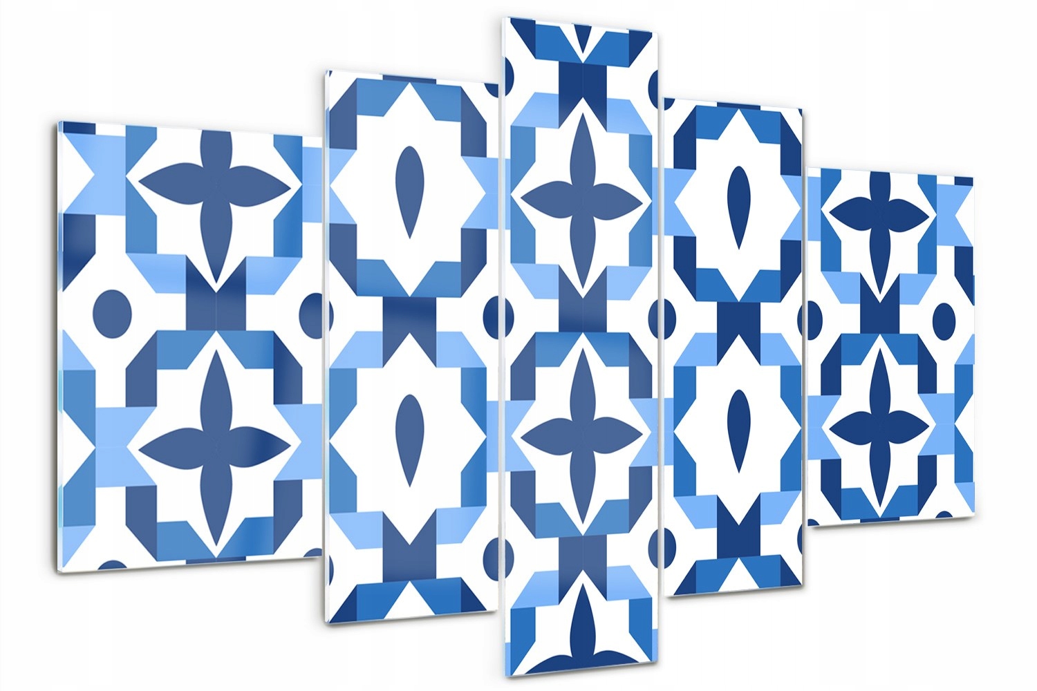 

Obraz szklany tryptyk Geometryczne tło