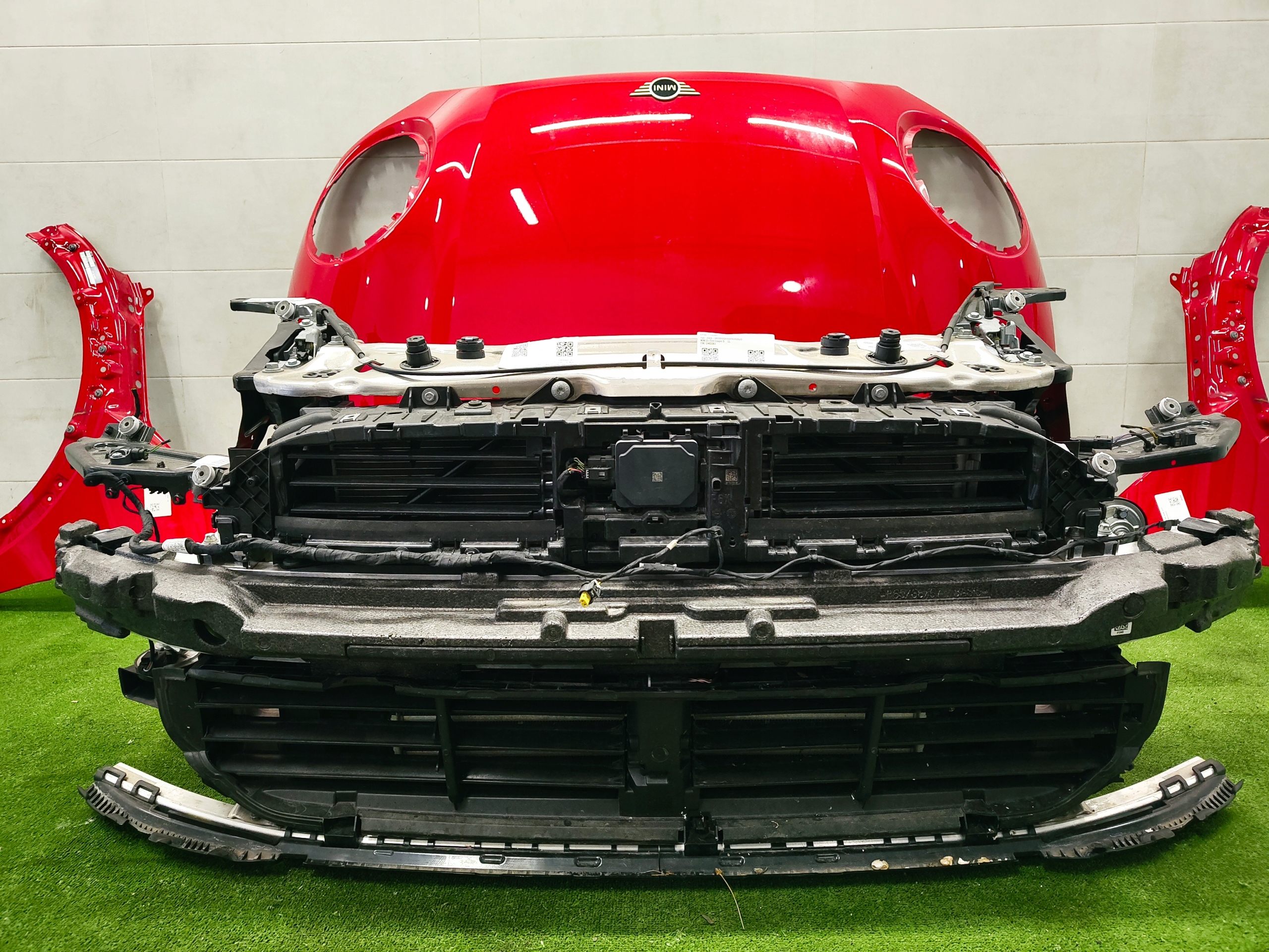 MINI COOPER S F66 front bonnet bumper fenders support panel for radiators C74