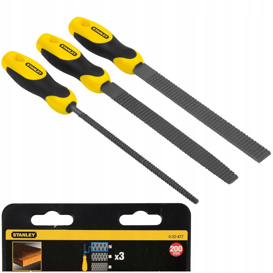 

Zestaw tarników do drewna 3szt. Stanley 0-22-477