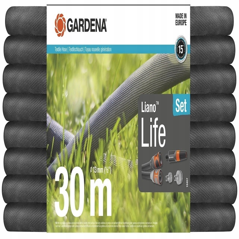 Gardena 18457-20 Textilná hadica Liano Life 30 m sada